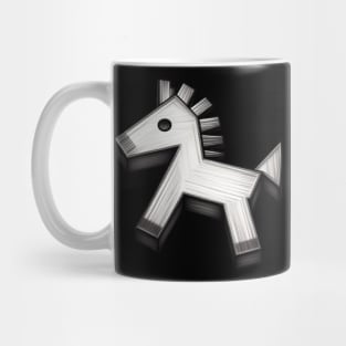 Wooden Horse Toy Mug